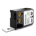 DYMO XTL 2,7m rurki termokurczliwej ciągłej (24 mm) na kabel o Ǿ Min. 5.1mm – Max. 15.27mm, Czarny na białym