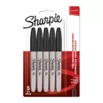 Sharpie Fine czarny 5 szt., F 1,0 mm