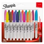 Zestaw Sharpie Fine 18 szt. F 1,0 mm