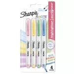 Sharpie S-note Mix kolorów 4 szt. Ścięta 1,2/ 3,9 mm