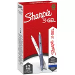 Sharpie S-GEL FASHION (korpusy białe i szarobłękitne) wkład niebieski, opakowanie mix kolorów 12szt. M 0,7 mm