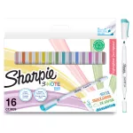 Sharpie S-note DUO Mix kolorów 16 szt. Ścięta 1,5/ 3,5 mm Stożkowa 1,0 mm