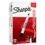 Sharpie Twin Tip czarny 12 szt. UF 0,5 / F1,0 mm