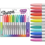 Zestaw Sharpie Fine GLAM POP 12 szt. F 1,0 mm