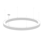 Geometric Ring LED DI-IN 1600 267W 26370lm 840 OPAL Szary STD