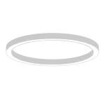 Geometric Ring LED Mini 1000 NT 63W 7530lm 830 OPAL Szary STD