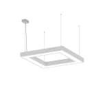 Geometric Square LED 680 60W 6630lm 830 OPAL Szary STD 230V