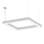Geometric Square LED Lite 980 51W 4880lm 830 OPAL Szary STD 230V