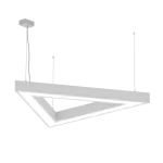 Geometric Triangle LED Lite 1065 39W 3780lm 830 OPAL Szary STD 230V
