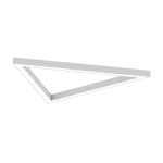 Geometric Triangle LED Mini 970mm Lite 38W 5090lm 830 OPAL Szary