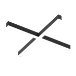 Sigma II Trimless Corner LED X 48W 6430lm 840 MPRM Szary TH5 STD