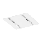 Parabolic GK LED 2x 600x600 27W 3250lm 830 PAR Biały STD 230V