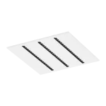 Parabolic Slim LED 3x 600x600 28W 2300lm 840 mPARB Biały