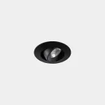 Downlight Play Flat Mini Round Adjustable 3.2W LED warm-white 2700K CRI 92 47.1º Black IN IP20 / OUT IP54 339lm