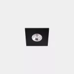 Downlight Play Flat Mini Square Fixed 3.2W LED neutral-white 4000K CRI 92 46.9º Black IN IP20 / OUT IP54 353lm