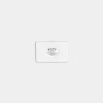 Downlight Play Flat Mini Square Fixed 4.5W LED neutral-white 4000K CRI 92 28.4º ON-OFF White IN IP20 / OUT IP54 353lm