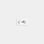 Downlight Play Flat Mini Square Adjustable 3.2W LED warm-white 2700K CRI 92 47.6º White IN IP20 / OUT IP54 328lm