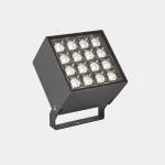 Spotlight IP66 Cube 16 LEDS LED 36W RGB-4000K DMX Fir green 1080lm