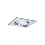 PAULMANN Oprawa do wbudowania NOVA COIN LED DIM wychylna zestaw 3x 6W 425lm 84x84mm 2700K IP23 230V aluminium