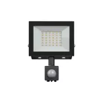 NOCTIS LUX 4 NAŚWIETLACZ 30W CW 230V IP44 141x185x53mm CZARNY czujnik ruchu PIR