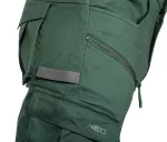 Spodnie robocze OUTDOOR, typu jogger, zielone, rozmiar XS