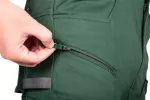 Spodnie robocze OUTDOOR, typu jogger, zielone, rozmiar XXL