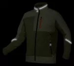 Bluza softshell OUTDOOR, zielona, rozmiar L