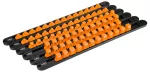 Uchwyty na nasadki 1/4", 3/8", 1/2" - zestaw 6 szt.
