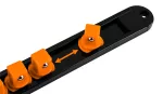 Uchwyty na nasadki 1/4", 3/8", 1/2" - zestaw 6 szt.