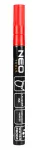 Marker budowlany, 4 kolory, permanentny, wodoodporny, lakierowy, aluminiowy, 4 szt.