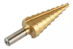 Wiertła stopniowe: 4-12, 4-20, 4-32 mm, TiN, zestaw 3 szt.