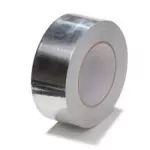 Taśma samoprzylepna, aluminiowa o odporności temperaturowej do 150oC; rolka 55m x 50mm