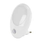 Lampka wtykowa LED z czujnikiem ruchu LULEK LED 1W PIR WW