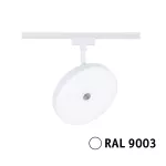 Reflektor na szynoprzewód URail HILDOR LED 3-STEP DIM 15W 850lm 4000K 230V biały RAL 9003 / metal