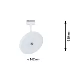 Reflektor na szynoprzewód URail HILDOR LED 3-STEP DIM 15W 850lm 4000K 230V biały RAL 9003 / metal