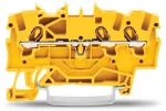 3-przewodowa złączka przelotowa 1,5 mm², żółta 2001-1306