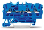 3-przewodowa złączka przelotowa 2,5 mm², niebieska 2002-1304