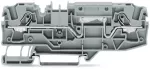 2-przewodowa złączka przelotowa 6 mm², szara 2006-1601