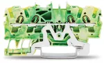 4-przewodowa złączka PE 2,5 mm², żółto-zielona 2002-1407
