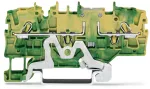 2-przewodowa złączka PE 2,5 mm², żółto-zielona 2002-1907