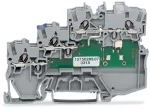 3-przewodowa złączka do elementów wykona żółta LED do elementów wykonawczych typu PNP, szara 2000-5310/1102-950