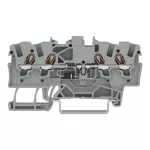 Złączka do zabudowy elementów 4-przewodowe, szara 2001-1411/1000-410