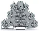 Złączka do zabudowy elementów 3-piętrowe, szara 2002-3212/1000-673