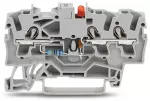 Złączka do zabudowy elementów 3-przewodowe, szara 2002-1321/1000-434