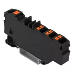 Złączka rozgałęźna z przyciskiem 1 x 6 mm² / 6 x 1,5 mm², czarny