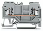 2-przewodowa złączka przelotowa 1,5 mm², szara 279-901