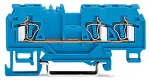 3-przewodowa złączka przelotowa 4 mm², niebieska 880-684/999-940