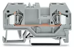2-przewodowa złączka przelotowa 4 mm², szara 281-901