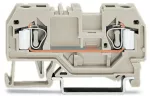 2-przewodowa złączka przelotowa 4 mm², jasnoszara 281-992