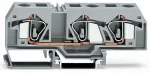 3-przewodowa złączka przelotowa 16 mm², szara 283-671